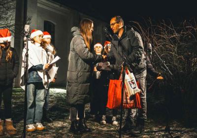 Rozsvícení stromečku v Lukově